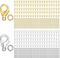 700Pcs Lobster Claw Clasps and Open Jump Rings Set, 14K Gold and Silver Necklace Clasps and Closures Lobster Parrot Trigger Clasp for Jewelry Making